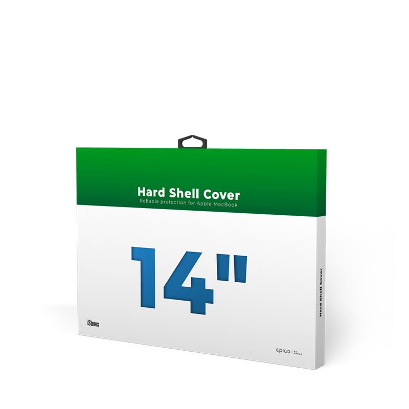 iStores by EPICO SHELL COVER MacBook Pro M1/M2 14" GLOSS - biely transparentný