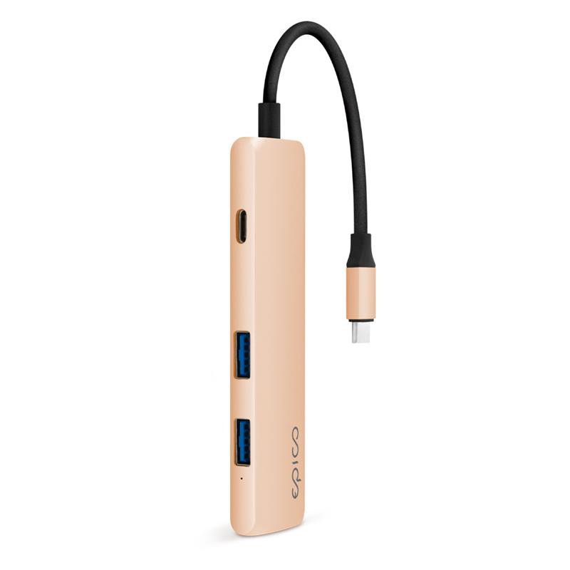 iStores by Epico USB Type-C HUB 4K HDMI - gold/black