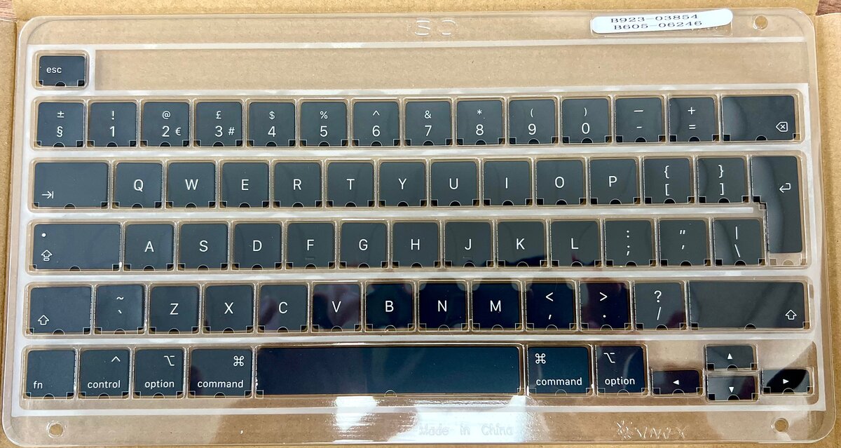 SVC,KIT,KEYCAP,ISO,BRITISH