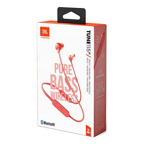 JBL Tune 115BT Coral slúchadlá