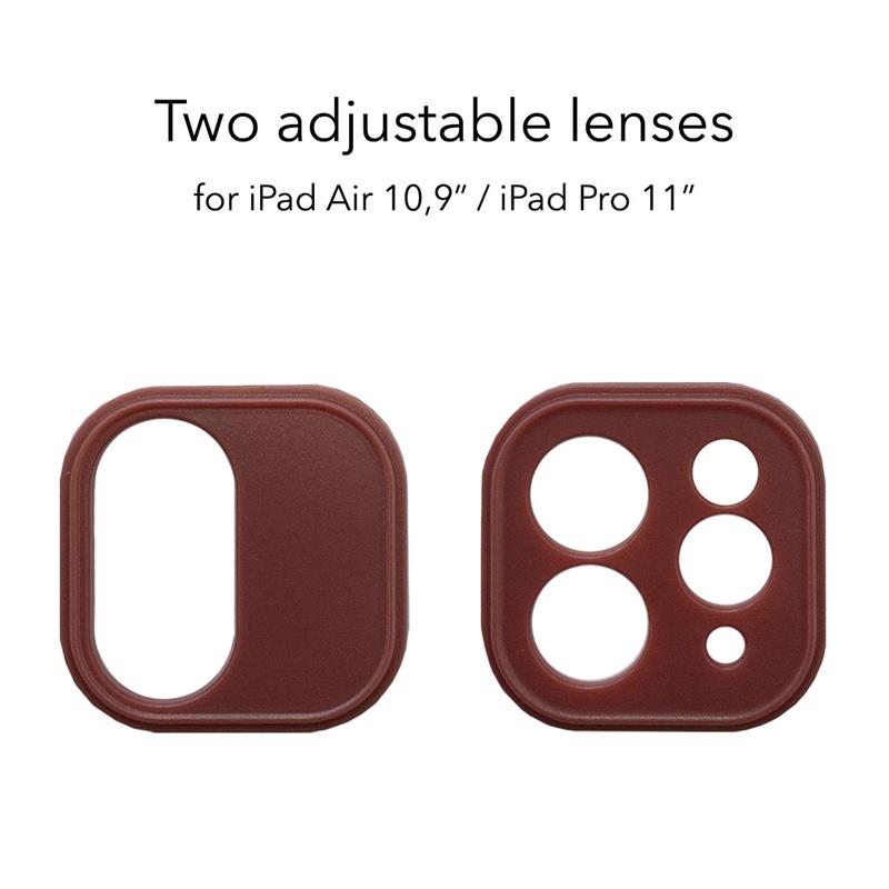 Comma puzdro Cyclone Rotation Case with Pencil Slot pre iPad Air 11" M1/M2/M3 - Wine Red
