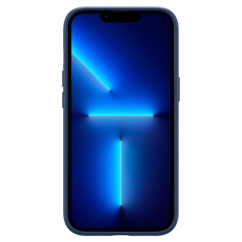 Spigen kryt Silicone Fit pre iPhone 13 Pro - Navy Blue
