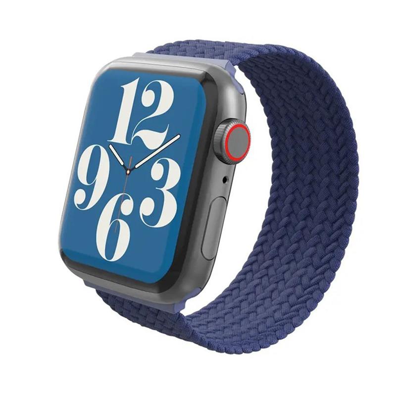 GEAR4 remienok Braided S 160-175 cm pre Apple Watch 42/44/45mm - Navy Blue