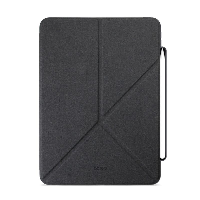 iStores by EPICO Clear Flip Case iPad Pro 11" (2018/2020/2021),iPad Air 10,9"/11" M1,M2,M3- čierna transparentná