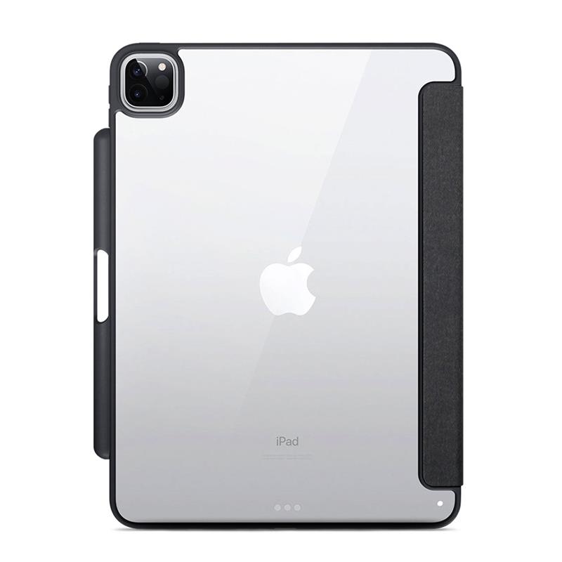 iStores by EPICO Clear Flip Case iPad Pro 11" (2018/2020/2021),iPad Air 10,9"/11" M1,M2,M3- čierna transparentná