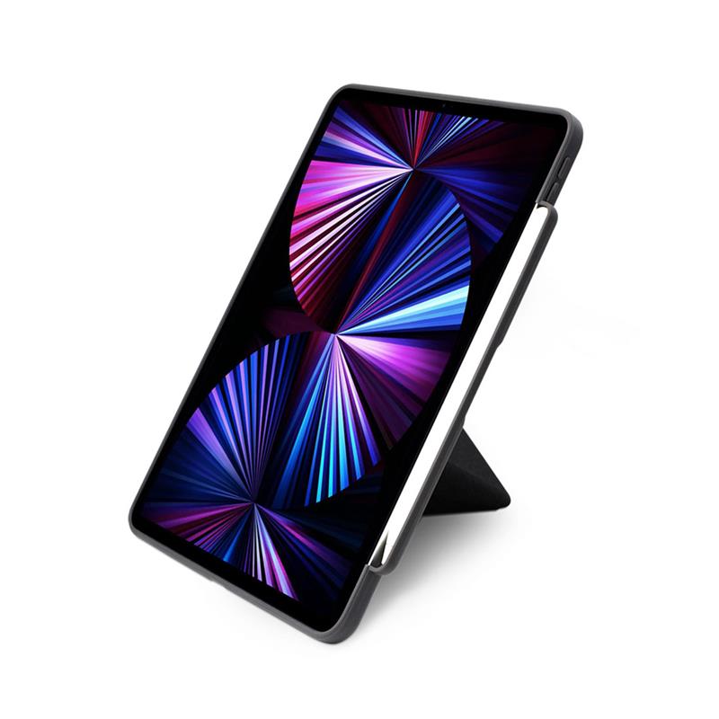 iStores by EPICO Clear Flip Case iPad Pro 11" (2018/2020/2021),iPad Air 10,9"/11" M1,M2,M3- čierna transparentná