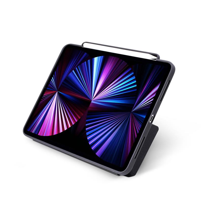 iStores by EPICO Clear Flip Case iPad Pro 11" (2018/2020/2021),iPad Air 10,9"/11" M1,M2,M3- čierna transparentná