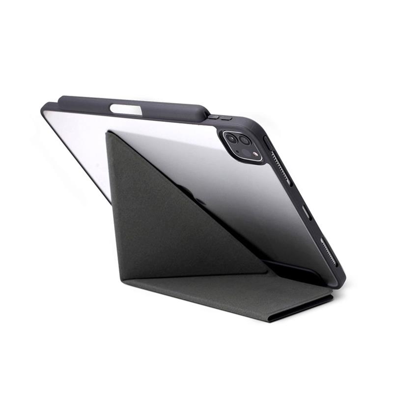 iStores by EPICO Clear Flip Case iPad Pro 11" (2018/2020/2021),iPad Air 10,9"/11" M1,M2,M3- čierna transparentná