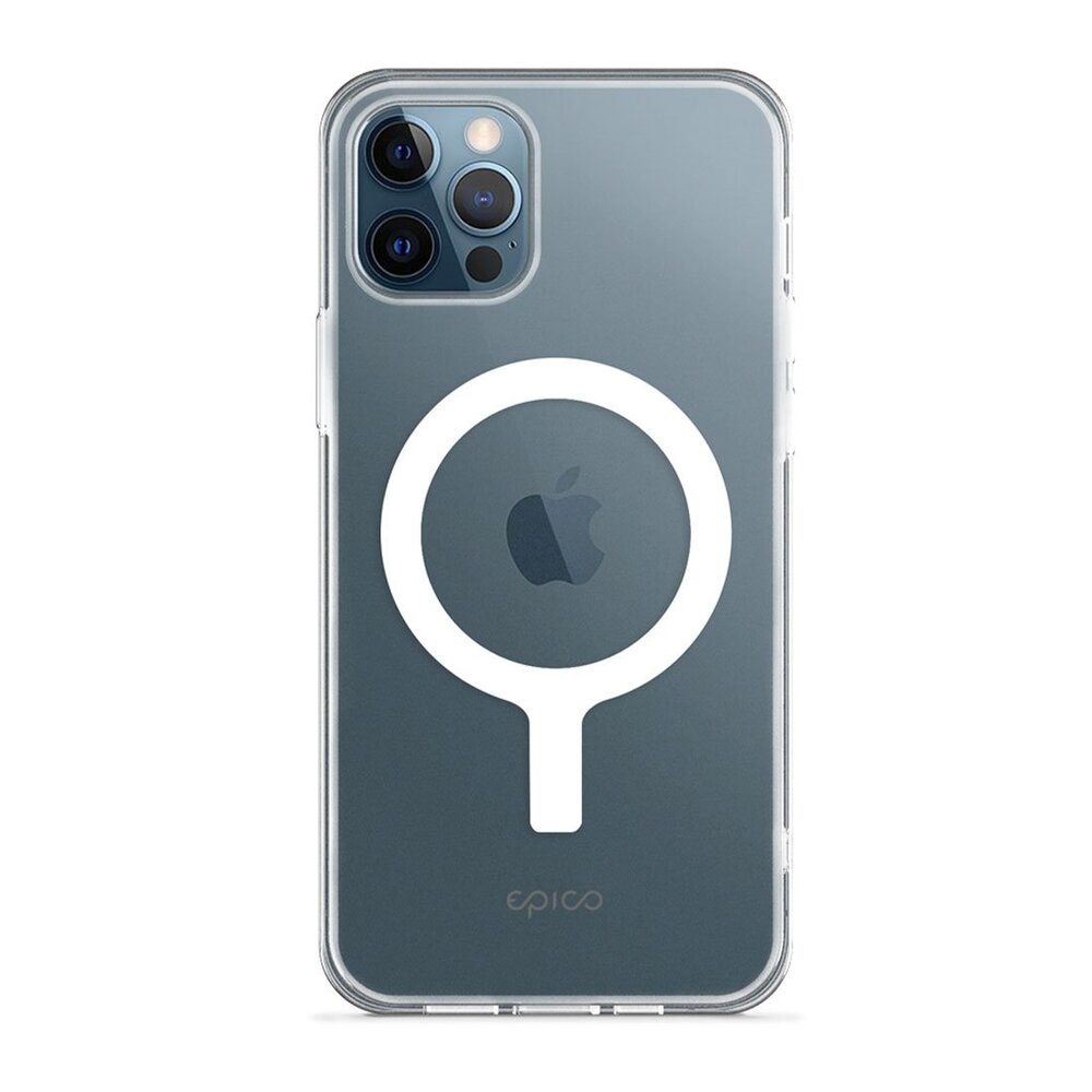 iStores by Epico Hero Magnetic - MagSafe Compatible Case iPhone 12 Pro Max - transparentní