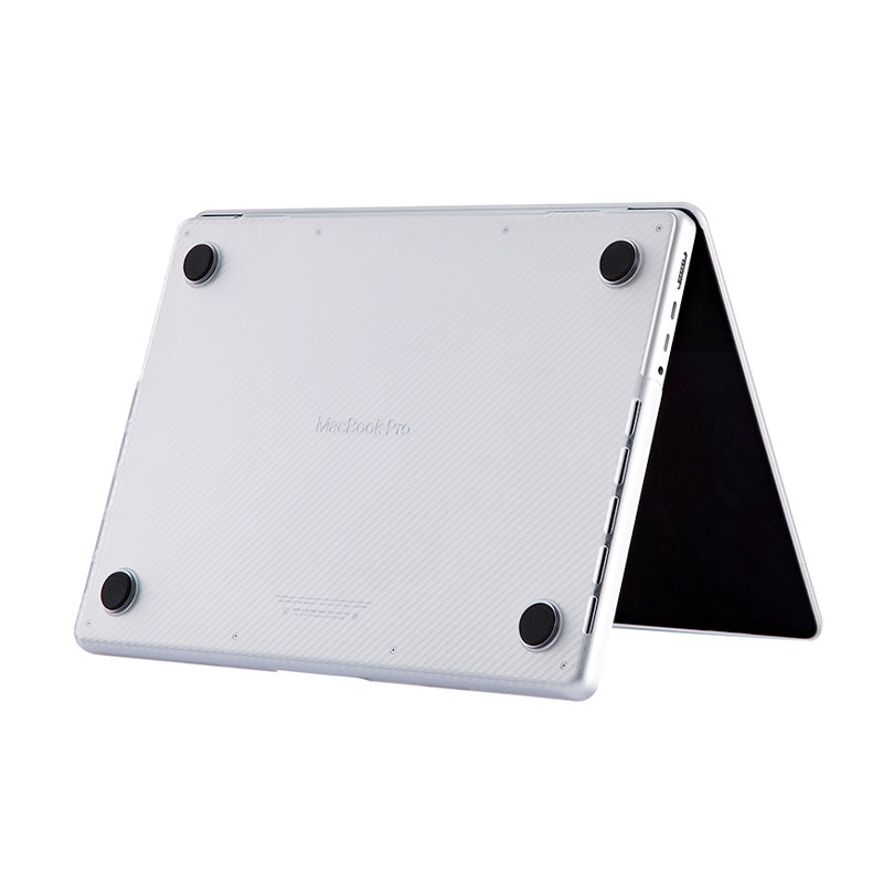 Devia kryt Carbon Fiber Hard Jacket pre Macbook Pro 13" 2020/2022 - Matt Clear
