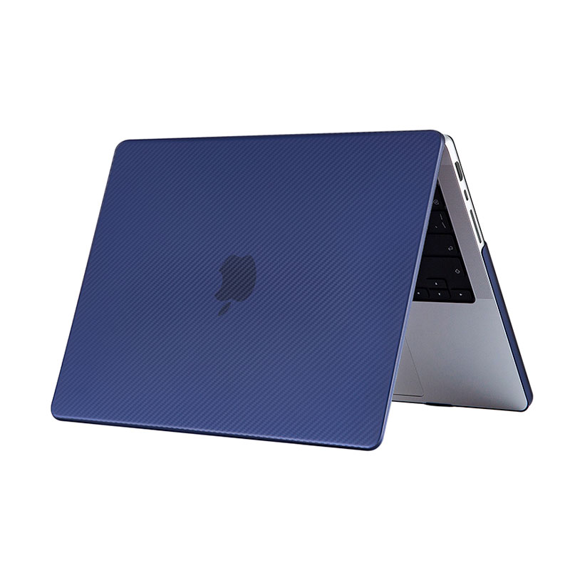 Devia kryt Carbon Fiber Hard Jacket pre Macbook Pro 13" 2020/2022 - Peony Blue