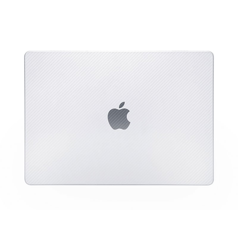 Devia kryt Carbon Fiber Hard Jacket pre Macbook Pro 14" M1/M2/M3/M4 - Matt Clear