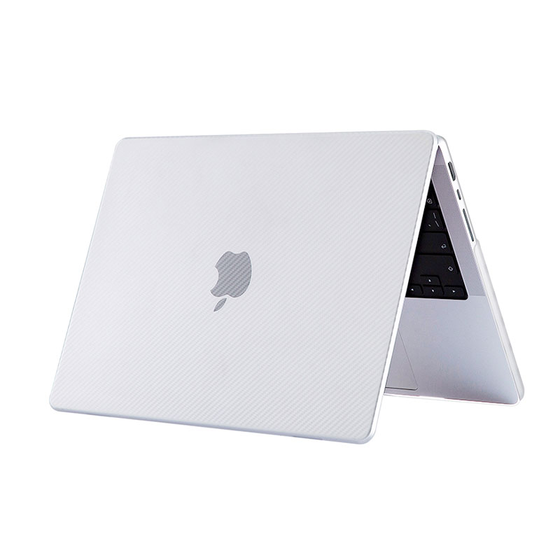 Devia kryt Carbon Fiber Hard Jacket pre Macbook Pro 14" M1/M2/M3/M4 - Matt Clear