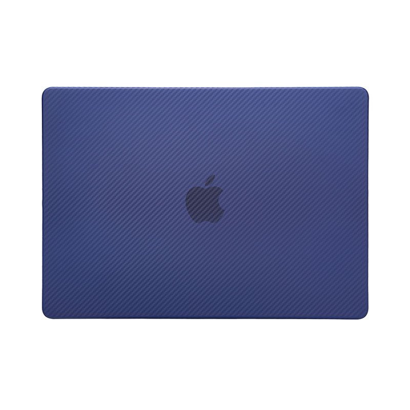 Devia kryt Carbon Fiber Hard Jacket pre Macbook Pro 14" M1/M2/M3/M4 - Peony Blue