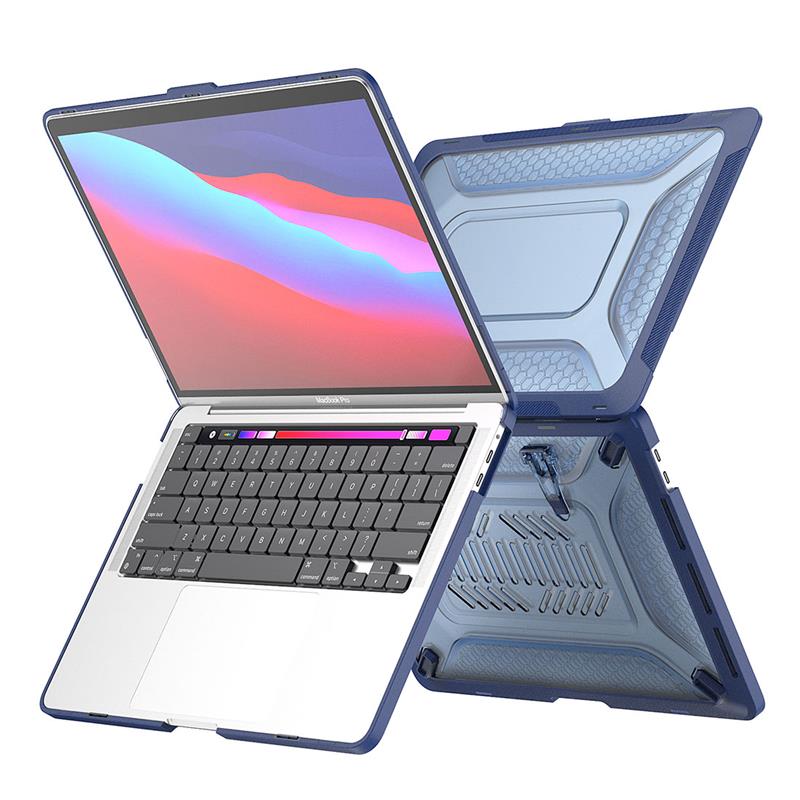 Devia kryt Super Scratch-Proof Hard Jacket pre Macbook Air 13" 2020 - Sapphire Blue