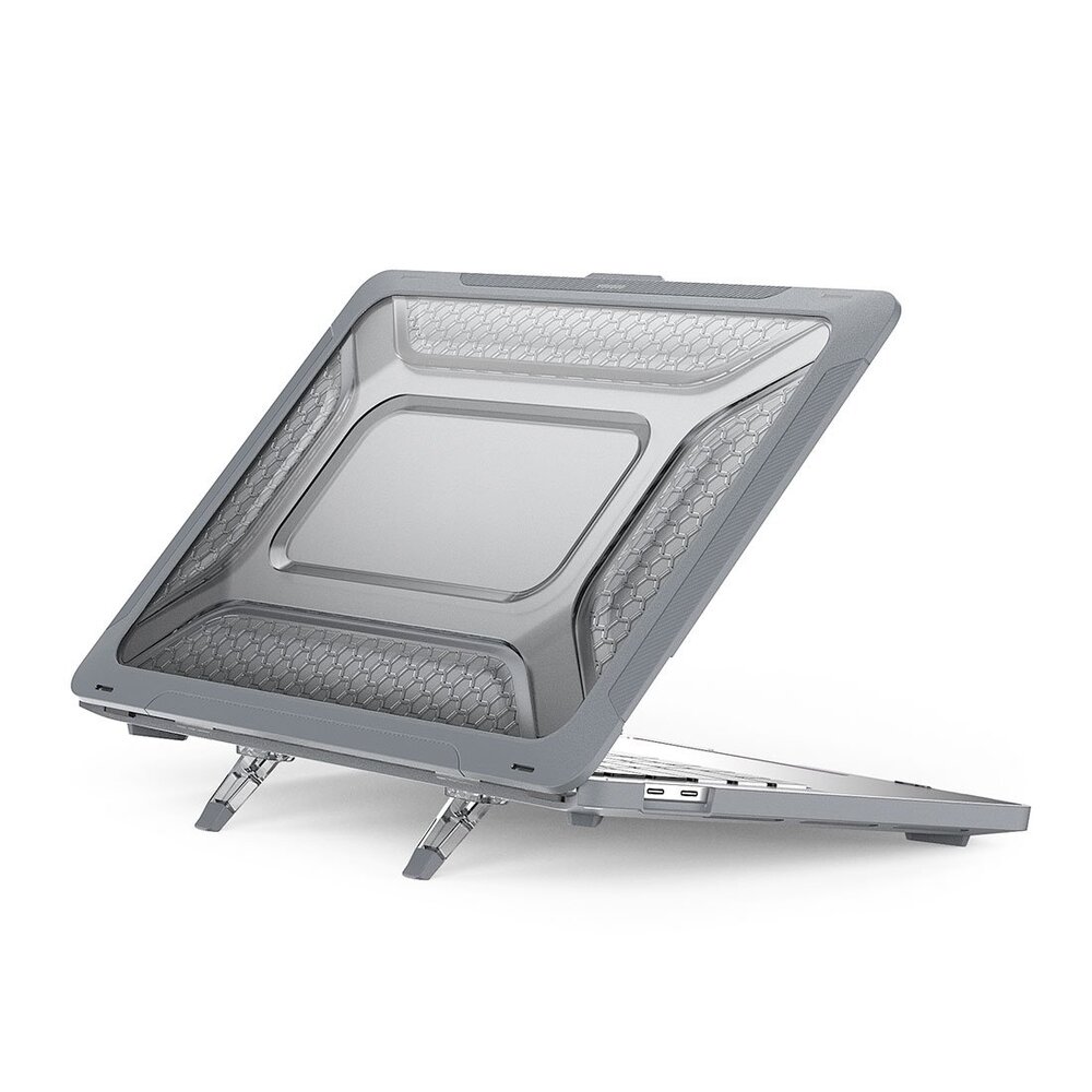 Devia kryt Super Scratch-Proof Hard Jacket pre Macbook Pro 13" 2020/2022 - Gray