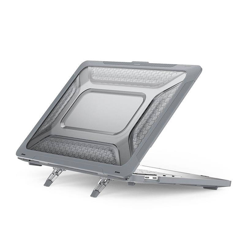 Devia kryt Super Scratch-Proof Hard Jacket pre Macbook Pro 13" 2020/2022 - Gray