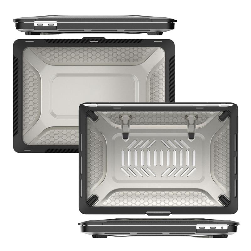 Devia kryt Super Scratch-Proof Hard Jacket pre Macbook Pro 14" M1/M2/M3/M4 - Matt Black