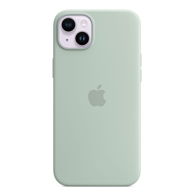 Apple iPhone 14 Plus Silicone Case with MagSafe-Succulent