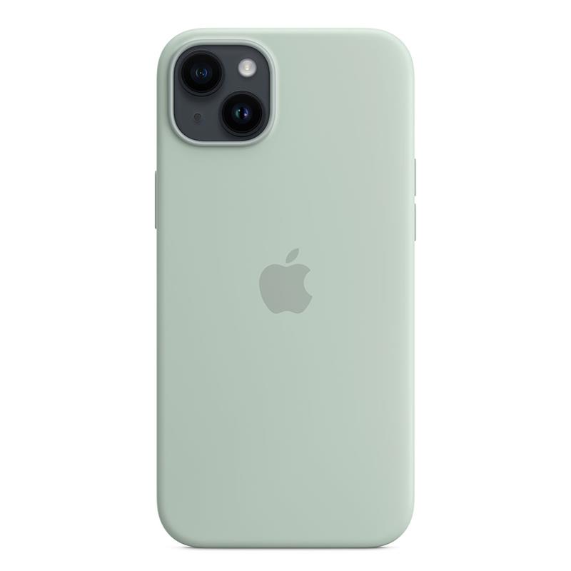 Apple iPhone 14 Plus Silicone Case with MagSafe-Succulent
