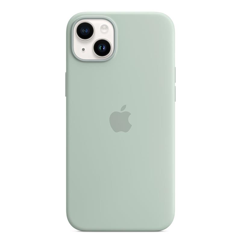 Apple iPhone 14 Plus Silicone Case with MagSafe-Succulent