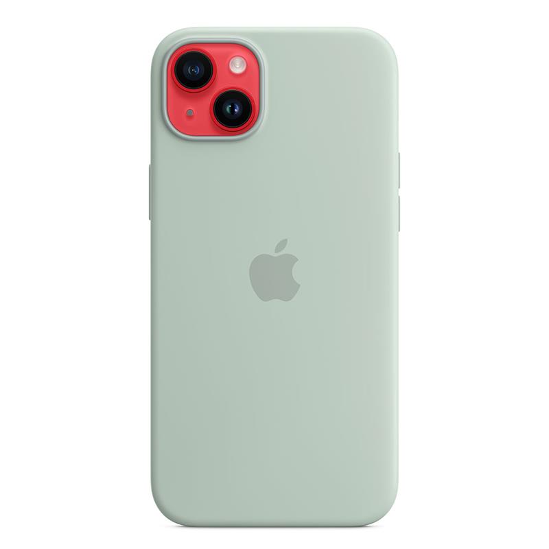 Apple iPhone 14 Plus Silicone Case with MagSafe-Succulent