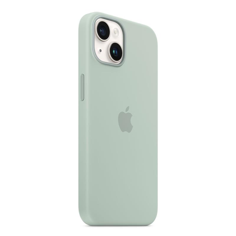 Apple iPhone 14 Plus Silicone Case with MagSafe-Succulent