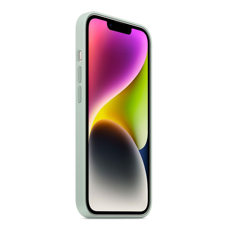 Apple iPhone 14 Plus Silicone Case with MagSafe-Succulent