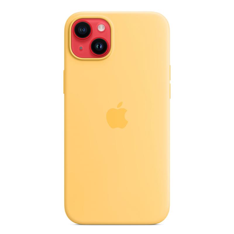 Apple iPhone 14 Plus Silicone Case with MagSafe-Sunglow