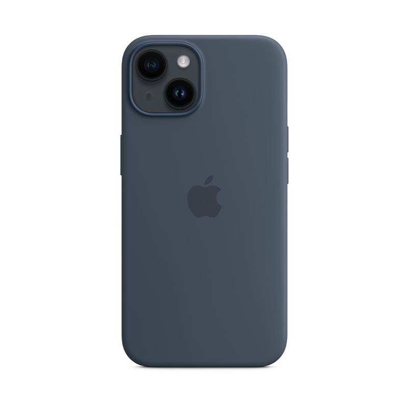 Apple iPhone 14 Silicone Case with MagSafe - Storm Blue