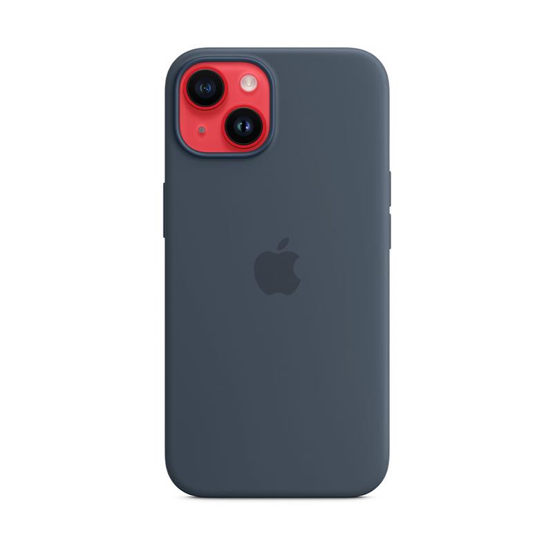 Apple iPhone 14 Silicone Case with MagSafe - Storm Blue