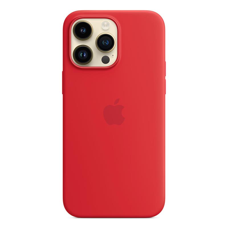 Apple iPhone 14 Pro Max Silicone Case with MagSafe - (PRODUCT)RED