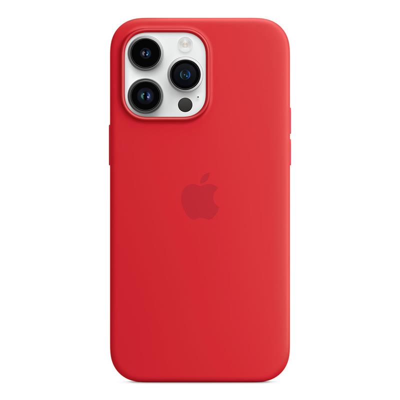Apple iPhone 14 Pro Max Silicone Case with MagSafe - (PRODUCT)RED