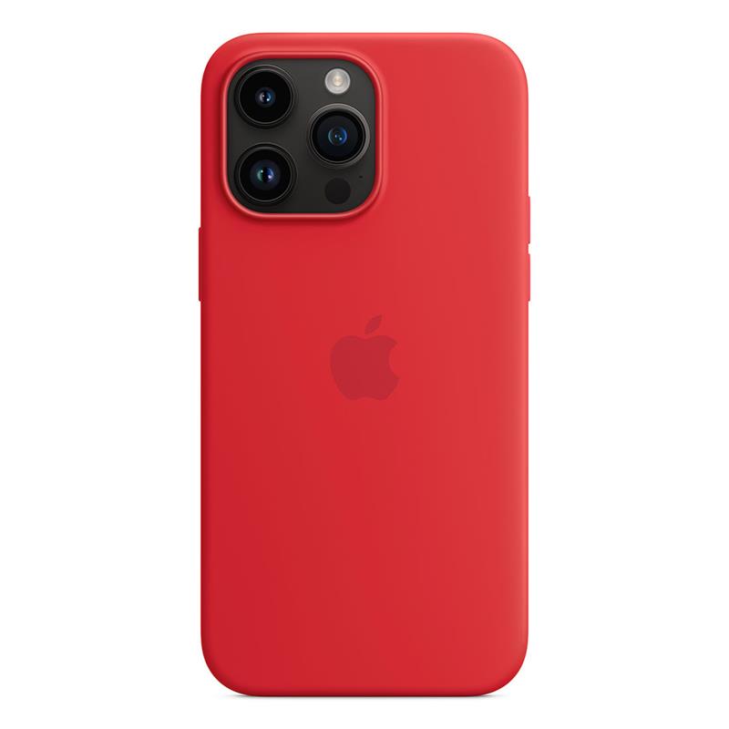 Apple iPhone 14 Pro Max Silicone Case with MagSafe - (PRODUCT)RED