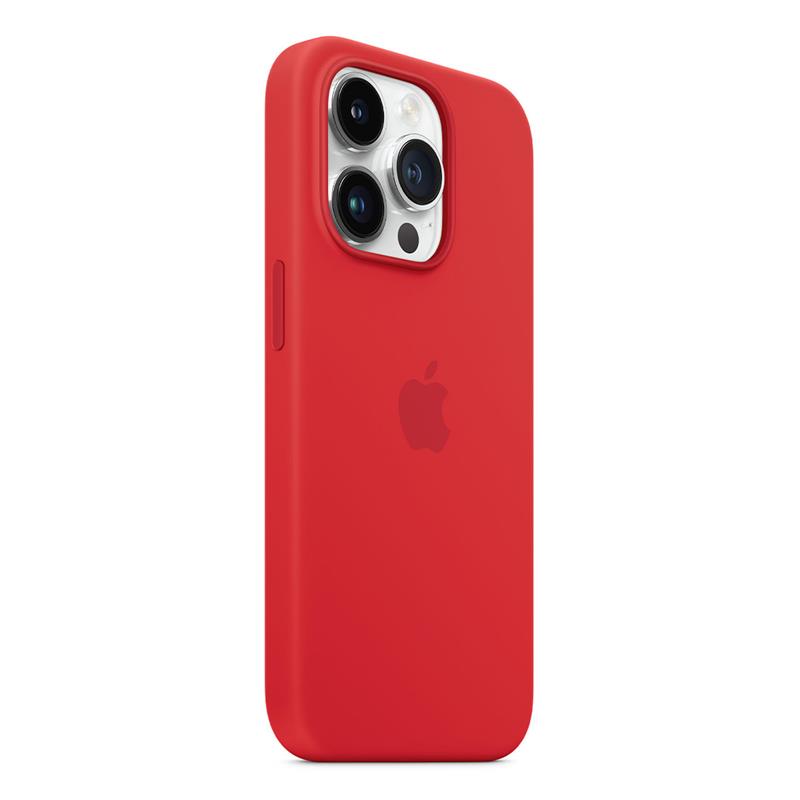 Apple iPhone 14 Pro Max Silicone Case with MagSafe - (PRODUCT)RED
