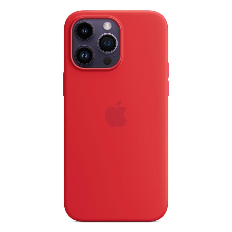 Apple iPhone 14 Pro Max Silicone Case with MagSafe - (PRODUCT)RED