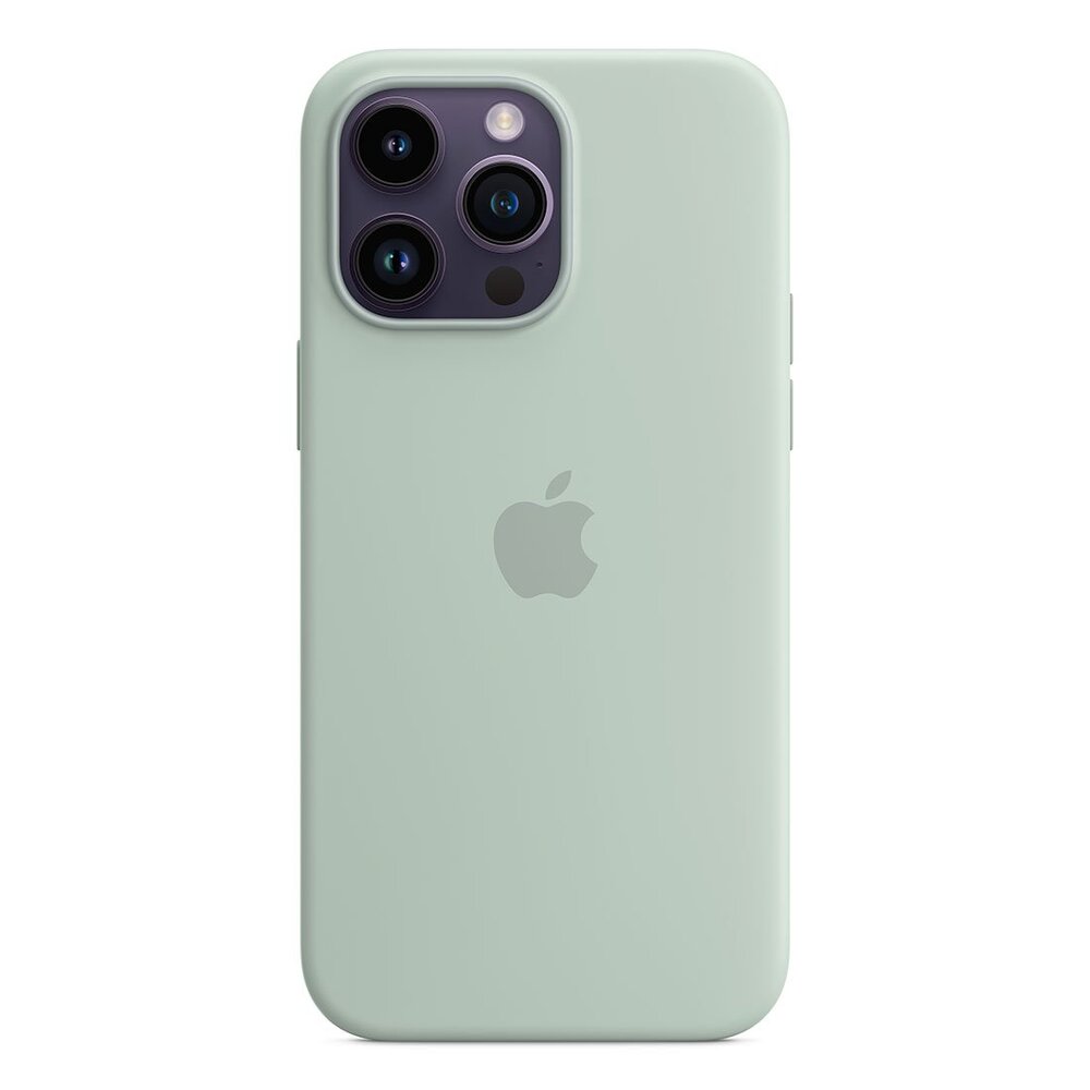 Apple iPhone 14 Pro Max Silicone Case with MagSafe - Succulent