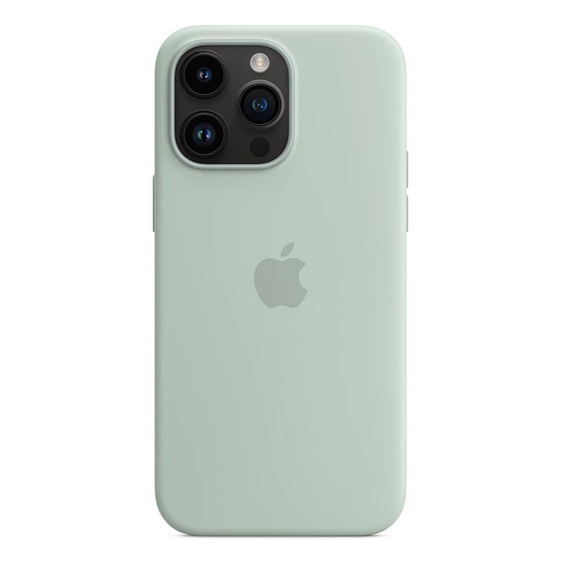 Apple iPhone 14 Pro Max Silicone Case with MagSafe - Succulent