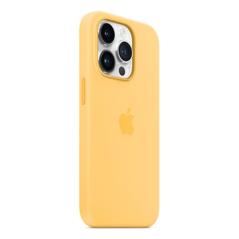 Apple iPhone 14 Pro Max Silicone Case with MagSafe-Sunglow