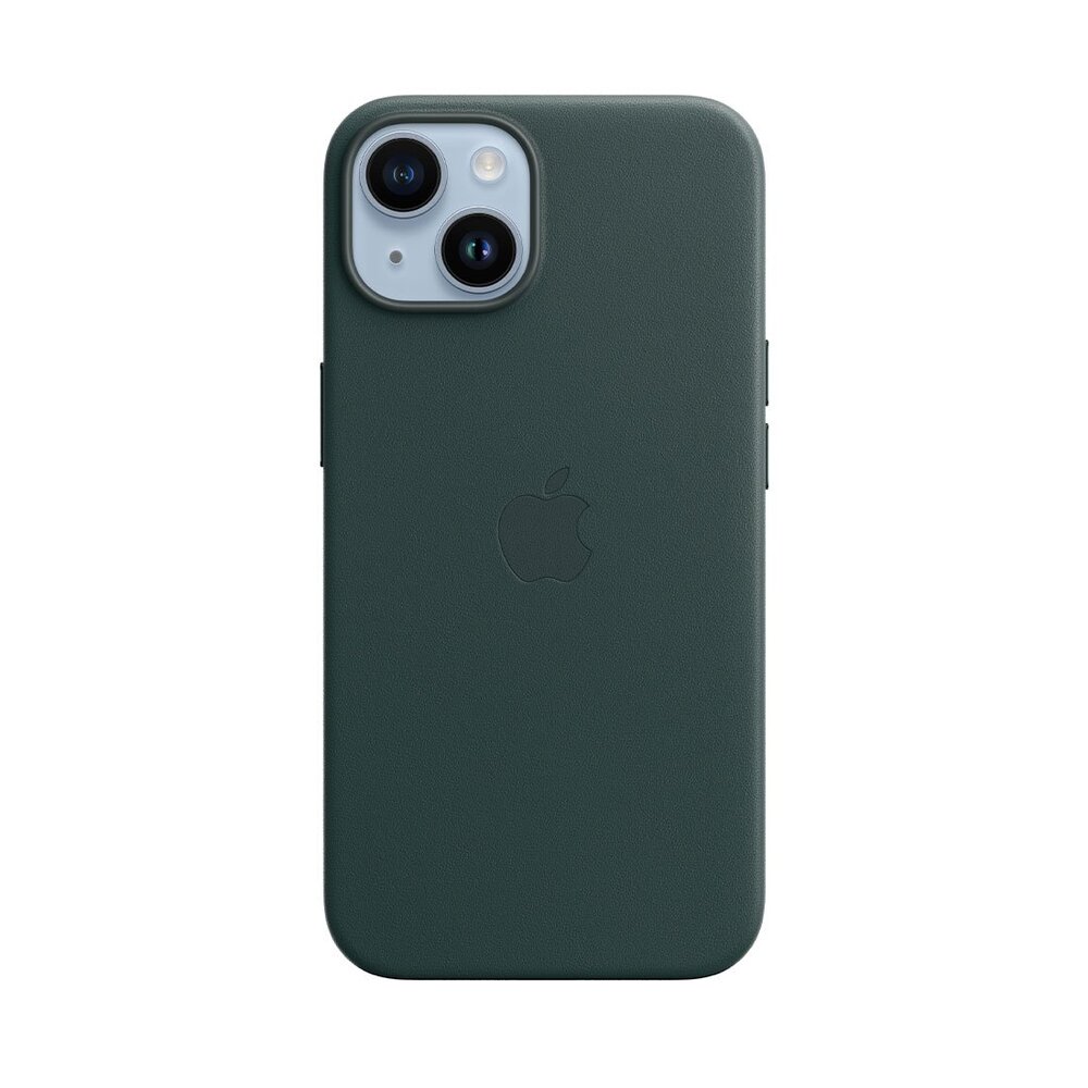 Apple iPhone 14 Leather Case with MagSafe - Forest Green