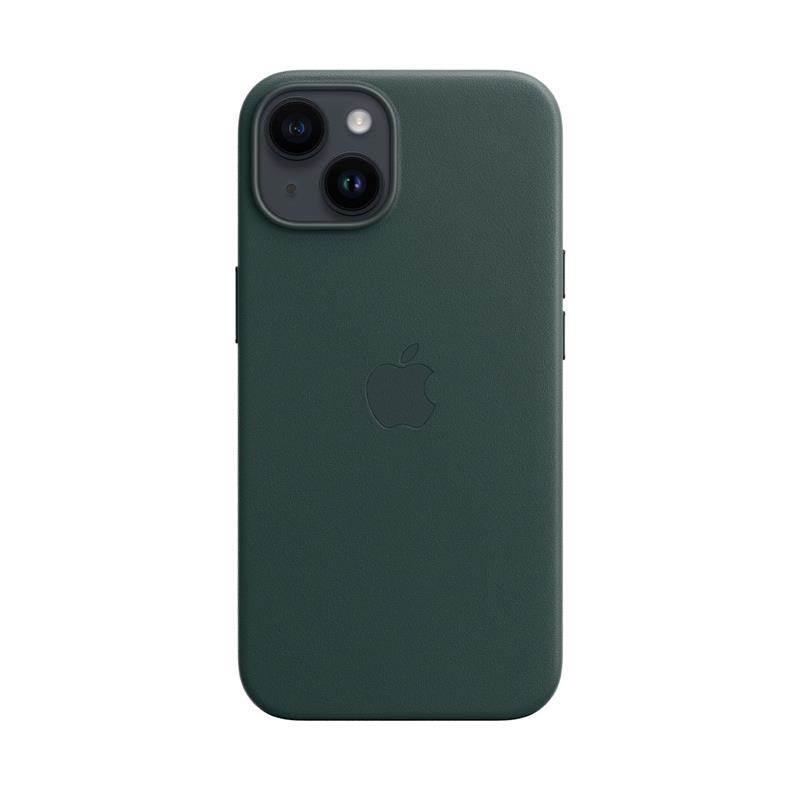Apple iPhone 14 Leather Case with MagSafe - Forest Green