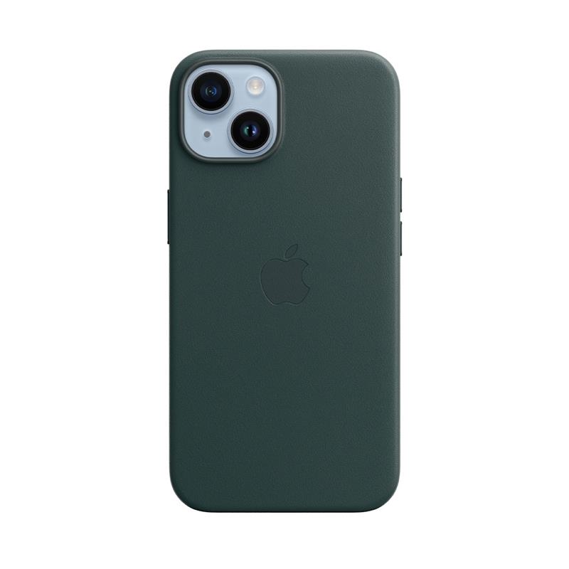 Apple iPhone 14 Leather Case with MagSafe - Forest Green