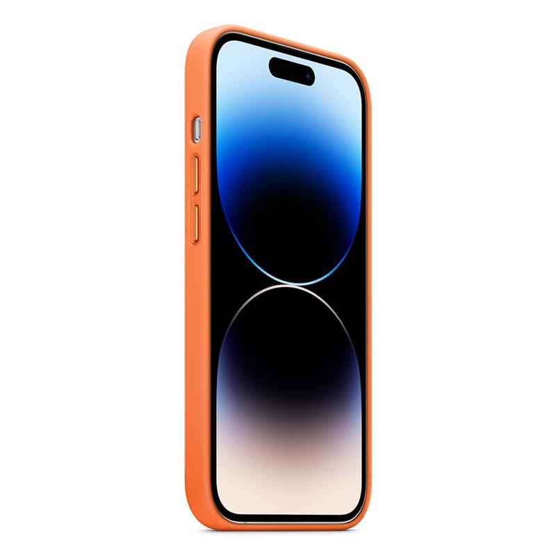 Apple iPhone 14 Pro Max Leather Case with MagSafe - Orange