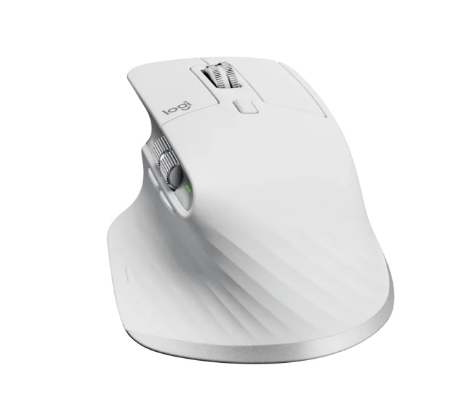 Logitech MX Master 3S - výkonná bezdrôtová myš - svetlo šedá