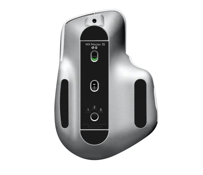 Logitech MX Master 3S - výkonná bezdrôtová myš - svetlo šedá