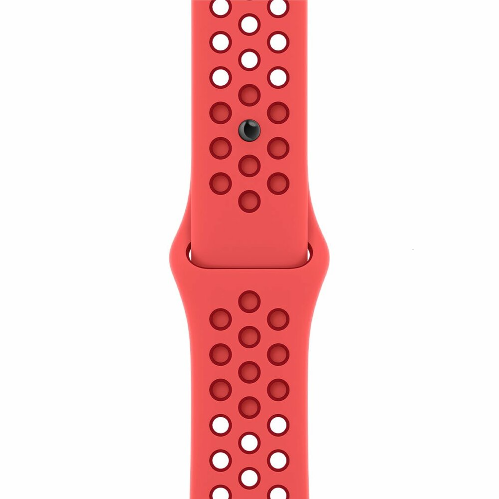 Apple Watch 45mm Bright Crimson/Gym Red Nike Sport Band