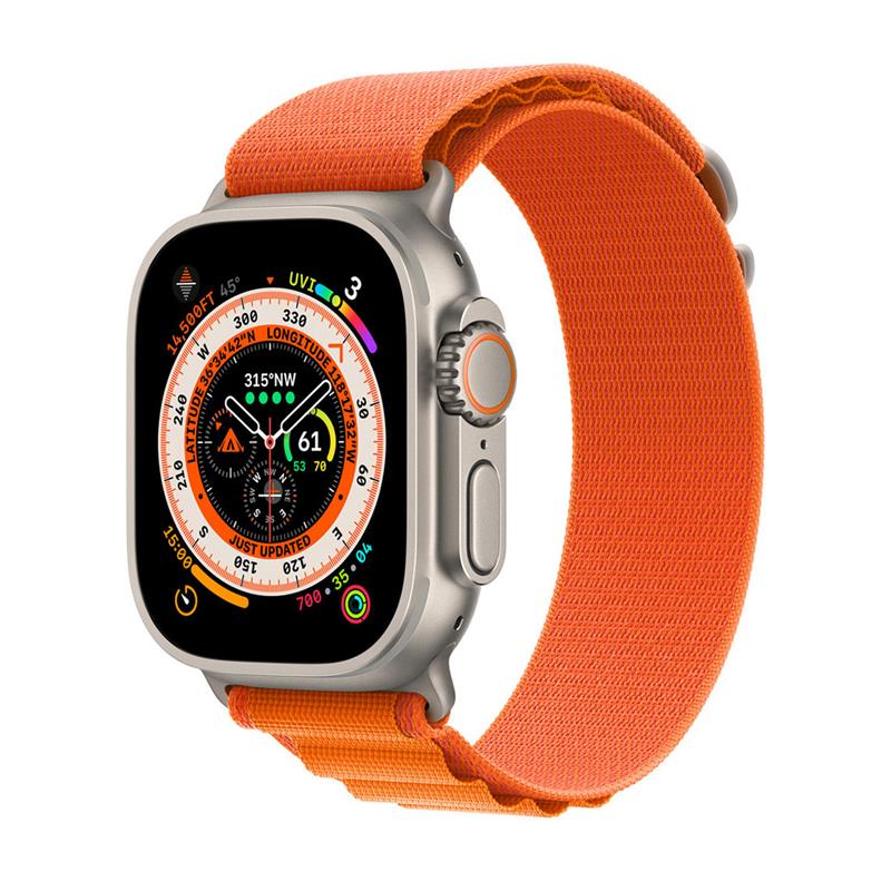 Apple Watch 49mm Orange Alpine Loop - Small