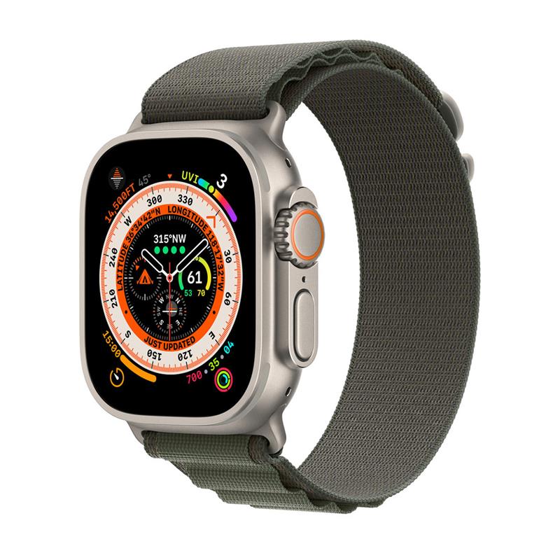 Apple Watch 49mm Green Alpine Loop-Medium