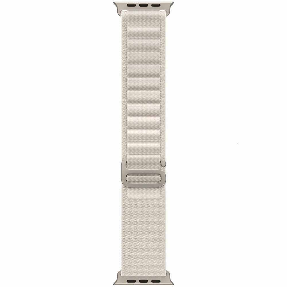 Apple Watch 49mm Starlight Alpine Loop - Medium