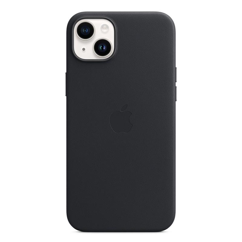 Apple iPhone 14 Plus Leather Case with MagSafe-Midnight